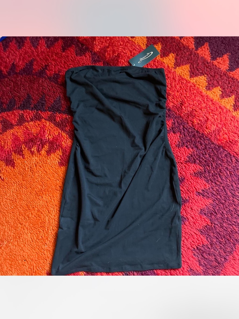 Strapless Women’s black mini Dress